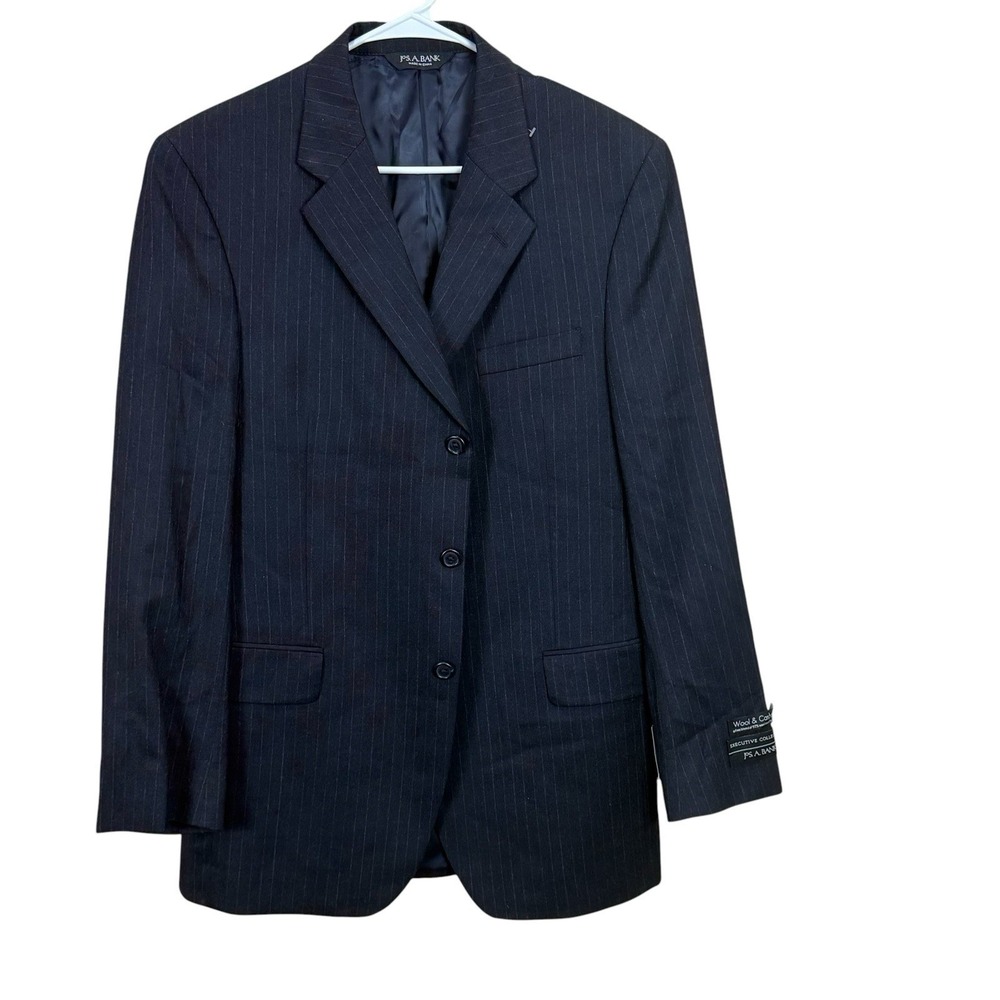 Jos A Bank Executive Collection‎ Wool Cashmere Blend Blazer Size 40L NWT
